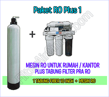 Mesin filter RO rumah & kantor Cimahi paket plus 1