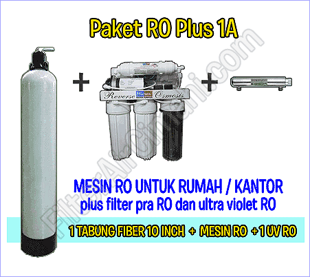Mesin filter RO rumah & kantor Cimahi paket plus 1a